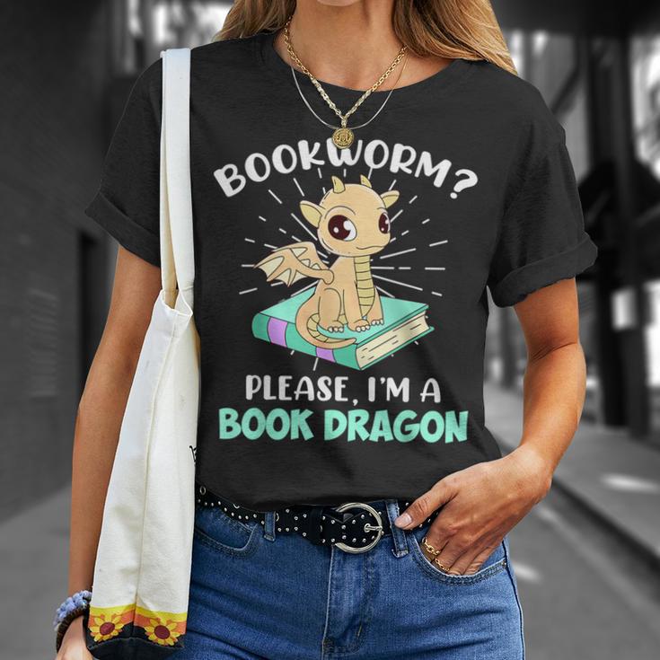 Reading Books Bookworm I Am a Book Dragon T-Shirt Gifts for Her Reading Books Bookworm I Am a Book Dragon T-Shirt Gifts for Her