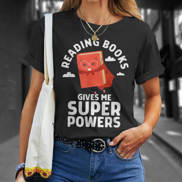 Reading Books Gives Me Superpowers Superhero Book T-Shirt Gifts for Her Reading Books Gives Me Superpowers Superhero Book T-Shirt Gifts for Her