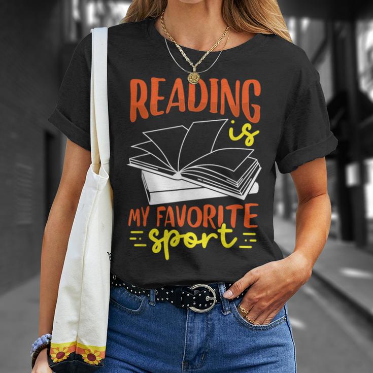 Reading Is My Favorite Sport Bookworm Book Reading T-Shirt Gifts for Her Reading Is My Favorite Sport Bookworm Book Reading T-Shirt Gifts for Her