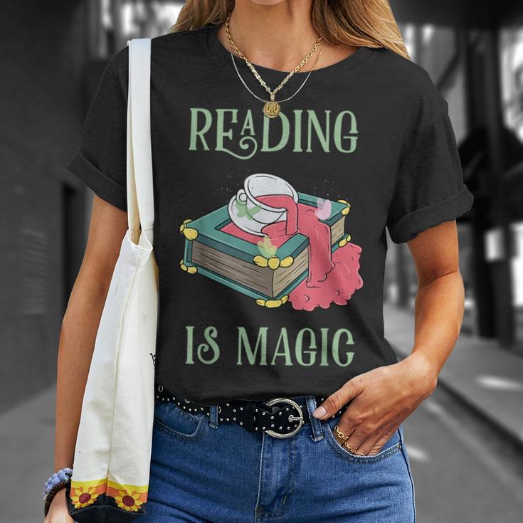 Reading Is Magic Book Reader T-Shirt Gifts for Her