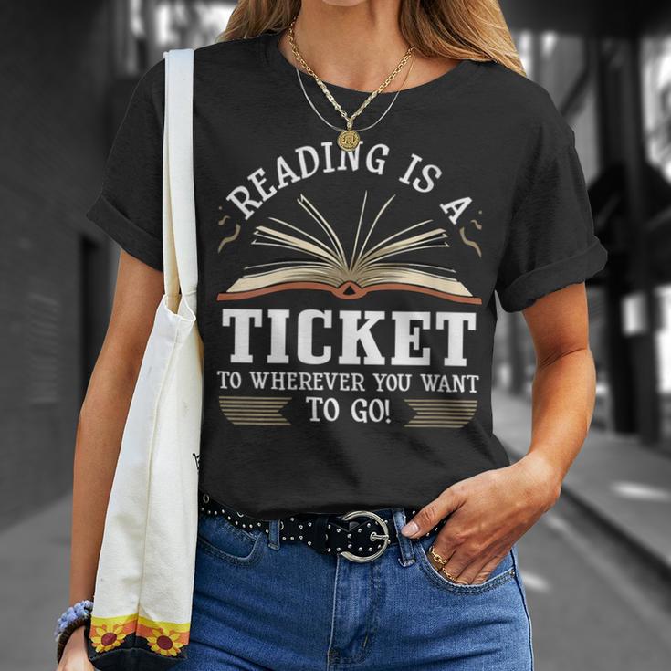 Reading For Men Women Cool Book Reader Teacher T-Shirt Gifts for Her