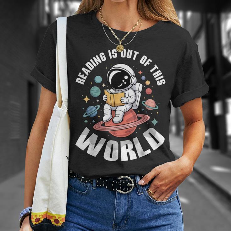 Reading Is Out Of This World Library Week World Book Day T-Shirt Gifts for Her