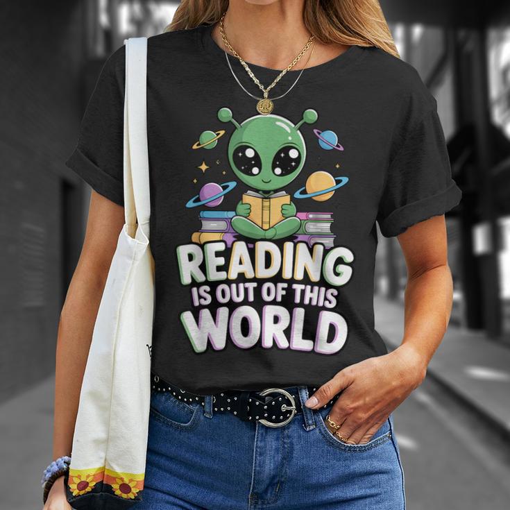 Reading Is Out Of This World Space Book Lover Bookworm T-Shirt Gifts for Her Reading Is Out Of This World Space Book Lover Bookworm T-Shirt Gifts for Her