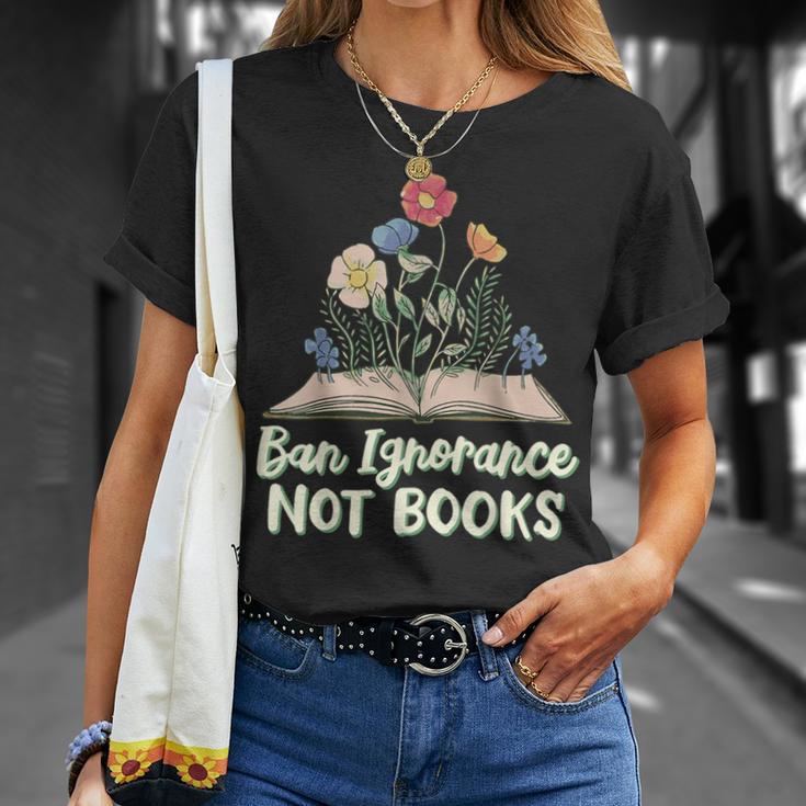 Rebel Reader Librarian Banned Book Bookworm Ban Ignorance Not Books Adults & Kids - Small Short Sleeve V-Neck Classic Fit T-Shirt Gifts for Her
