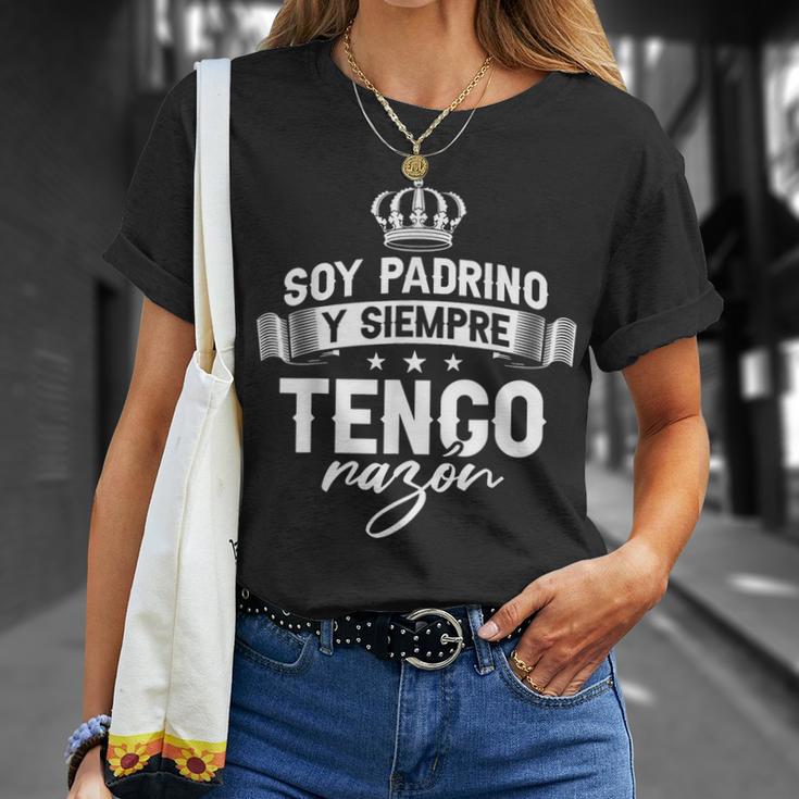 Regalo Padrino Ahijado Anuncio Embarazadas Camiseta unisex Regalos para ella