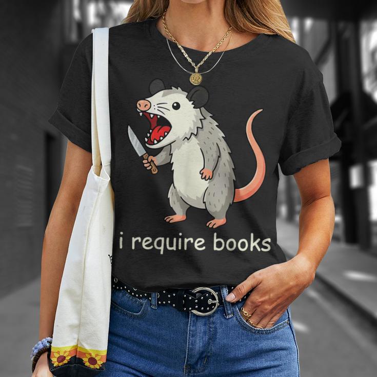I Require Books T-Shirt Gifts for Her I Require Books T-Shirt Gifts for Her