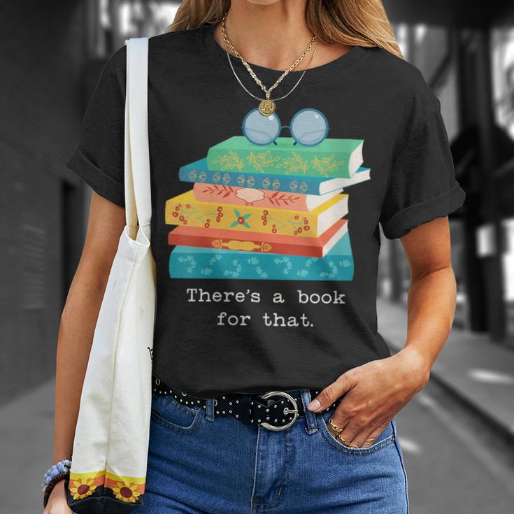 There's A Book For That Geek Trendy Nerdy T-Shirt Gifts for Her