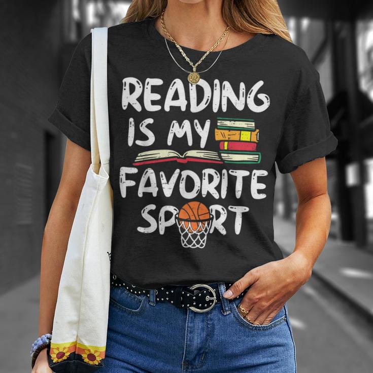 Retro Reading Is My Favorite Sport Basketball World Book Day T-Shirt Gifts for Her Retro Reading Is My Favorite Sport Basketball World Book Day T-Shirt Gifts for Her