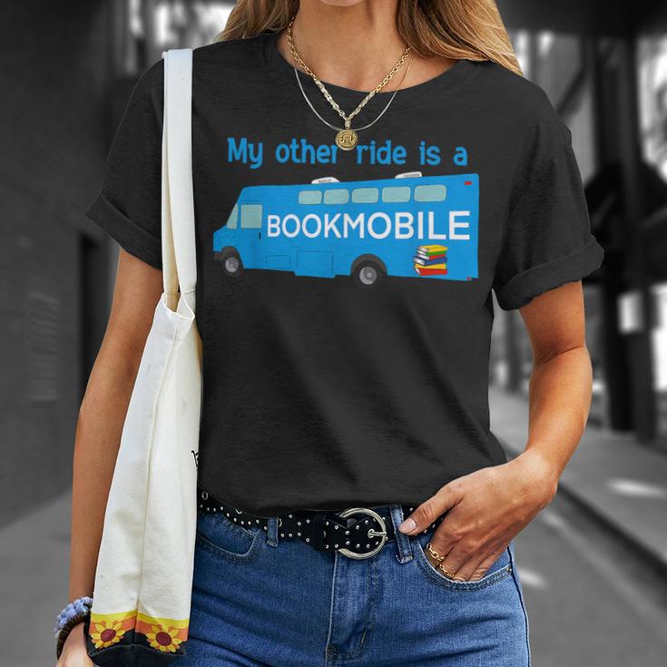 My Other Ride Is a Bookmobile Librarians Book Lovers T-Shirt Gifts for Her