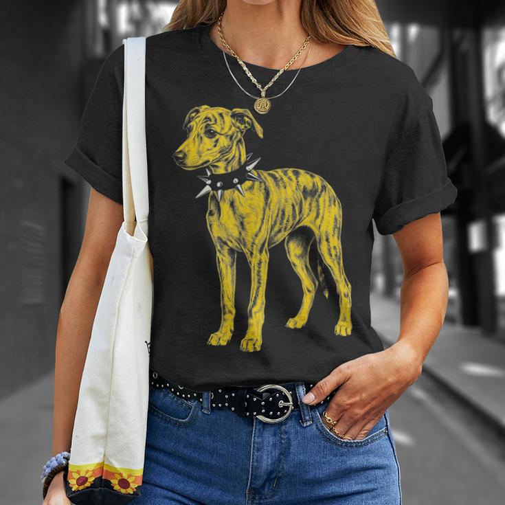 Rocker Greyhound パンクメタルロックンロールミュージックドッグ Tシャツ 彼女への贈り物