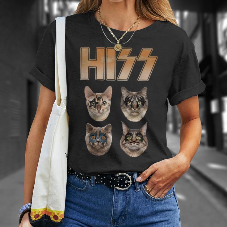 Hiss Rocktars 猫と子猫 Tシャツ 彼女への贈り物