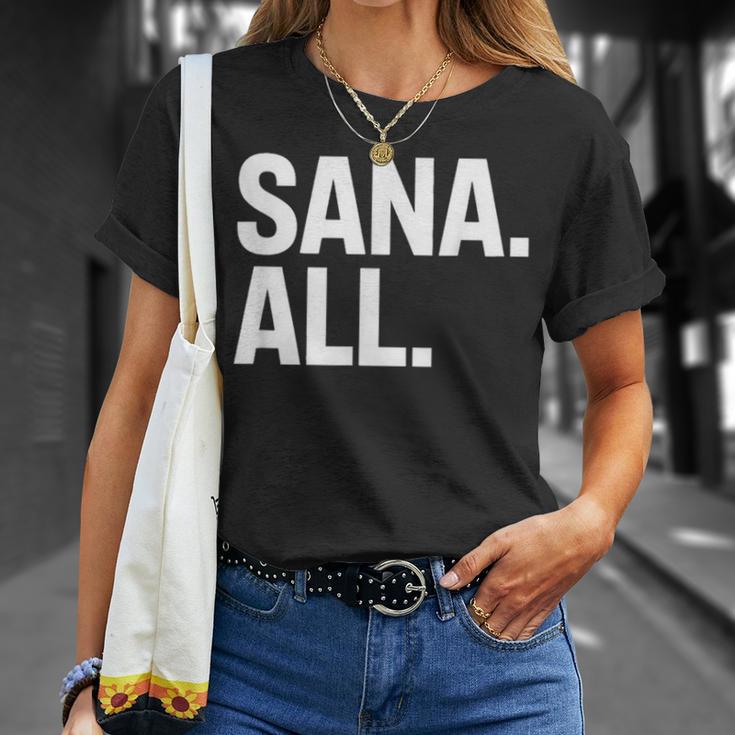 Sana All Filipinolang Phrase Pinoy Meme レディース メンズ Tシャツ 彼女への贈り物