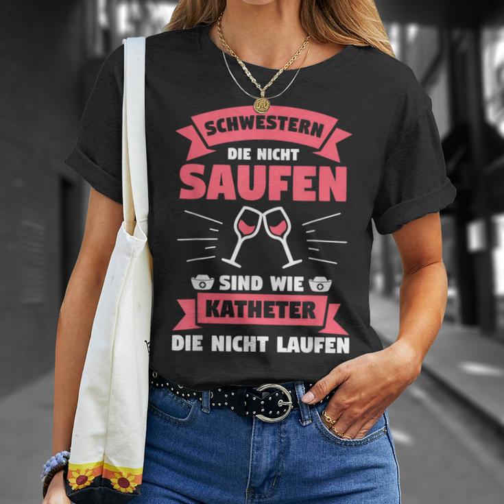 Schwestern Die Nichtaufen Krankschenschwester T-Shirt Geschenke für Sie