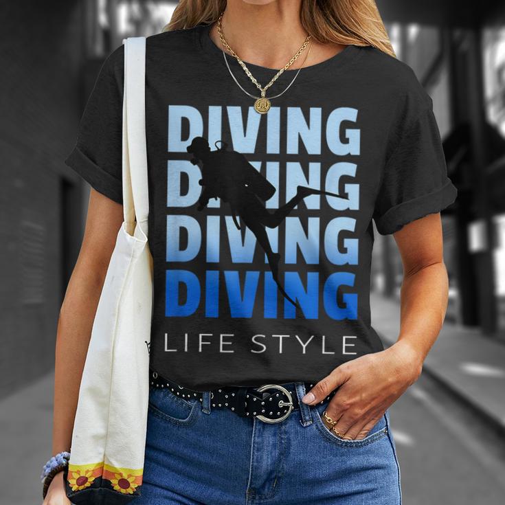 Scuba Diving Gearcuba Diving Equipment Dive Tシャツ 彼女への贈り物