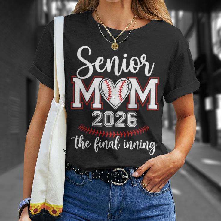 Senior Mom 2026 The Final Inning Baseball Heart Graduation T-Shirt Gifts for Her