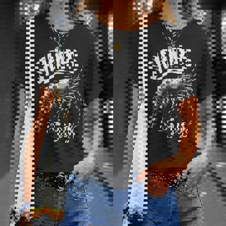 Shrimps Is Bugs Memeeafood Lovers ファン Tシャツ 彼女への贈り物