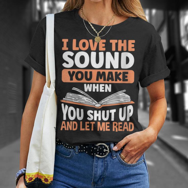 Shut Up And Let Me Read Bookworm Book Lovers T-Shirt Gifts for Her