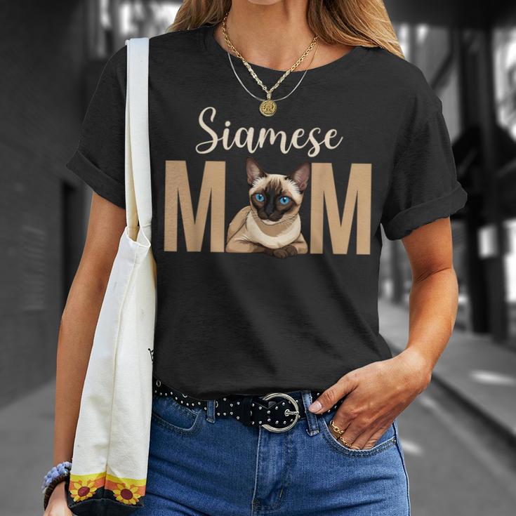 Siamese Cat Mom Siamese Owner Siamese Cat Lover T-Shirt Gifts for Her