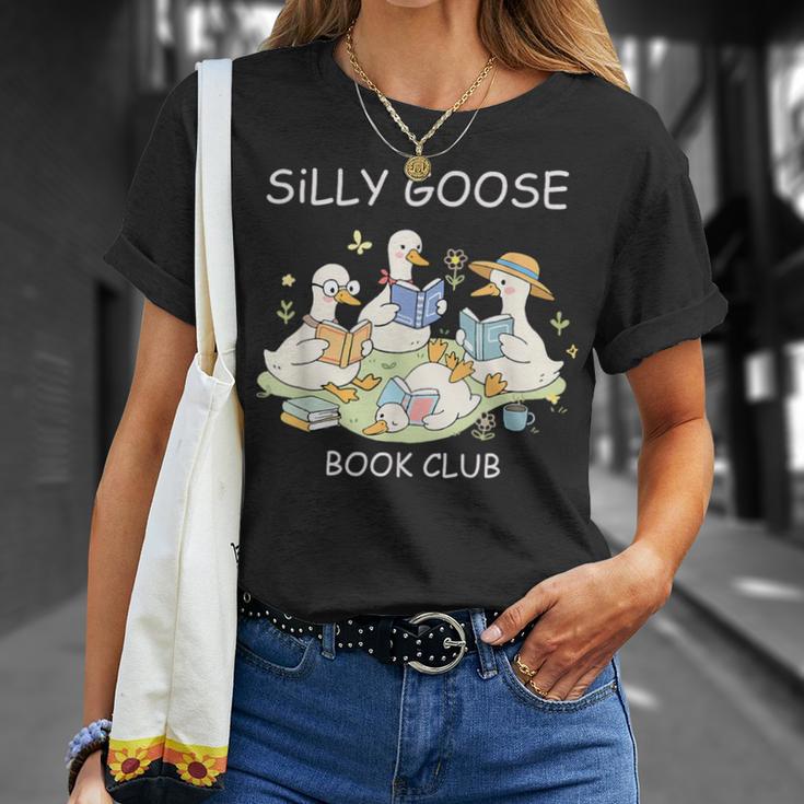 Silly Goose-Book Club Goose Reader Lover Bookish T-Shirt Gifts for Her Silly Goose-Book Club Goose Reader Lover Bookish T-Shirt Gifts for Her