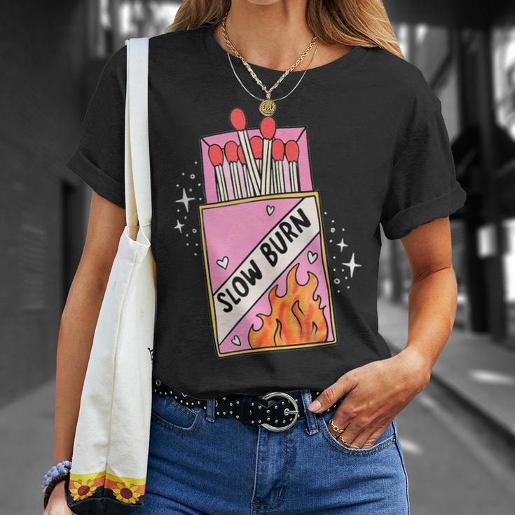 Slow Burn Book Trope Worth The Wait Love Takes Time T-Shirt Gifts for Her Slow Burn Book Trope Worth The Wait Love Takes Time T-Shirt Gifts for Her