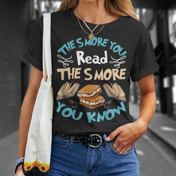 S'More Read Book Lover T-Shirt Gifts for Her