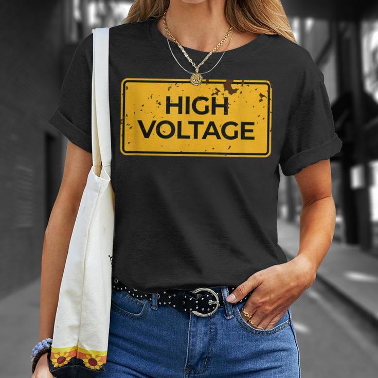 Snirt 高電圧tシャツ 高電圧 高電圧 Tシャツ 彼女への贈り物