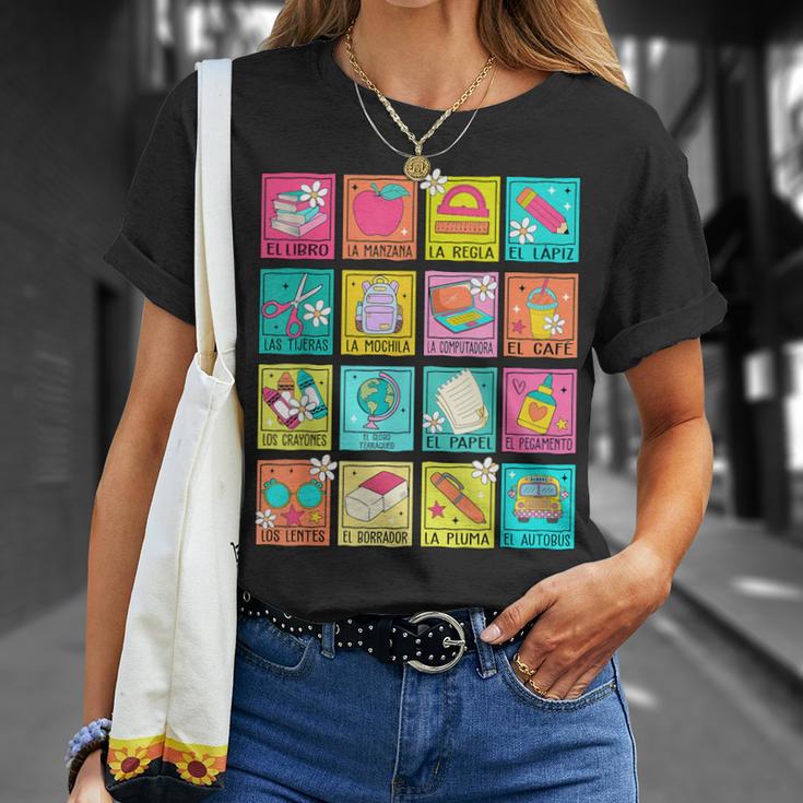Spanish Teacher Book Back To School T-Shirt Gifts for Her Spanish Teacher Book Back To School T-Shirt Gifts for Her