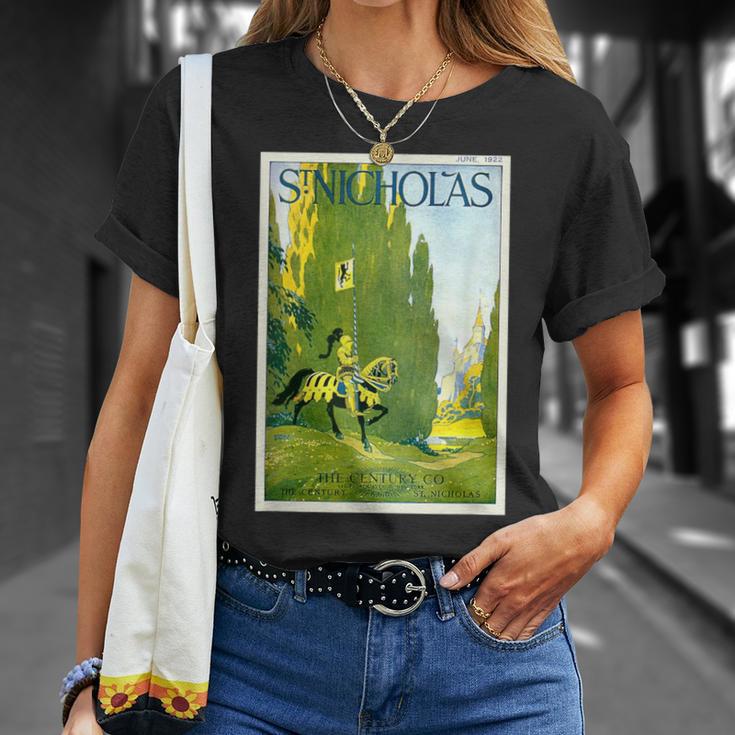 St ニコラス騎士 城 ジュスト王国 歴史兵士 Tシャツ 彼女への贈り物