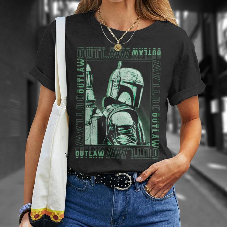 Star Wars The Book Of Boba Fett Outlaw Box Up T-Shirt Gifts for Her