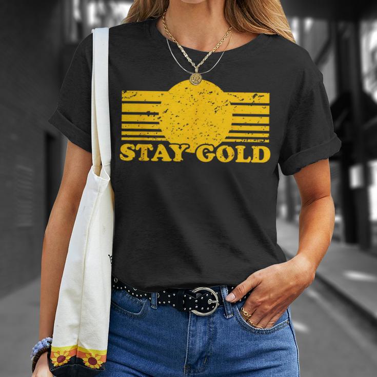 Stay Gold Ponyboy Outsiders 本 映画 小説 レトロ Tシャツ 彼女への贈り物