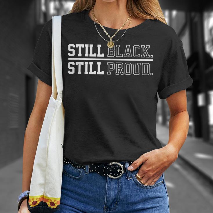 Still Proud African Power 民族権 引用デザイナー Tシャツ 彼女への贈り物
