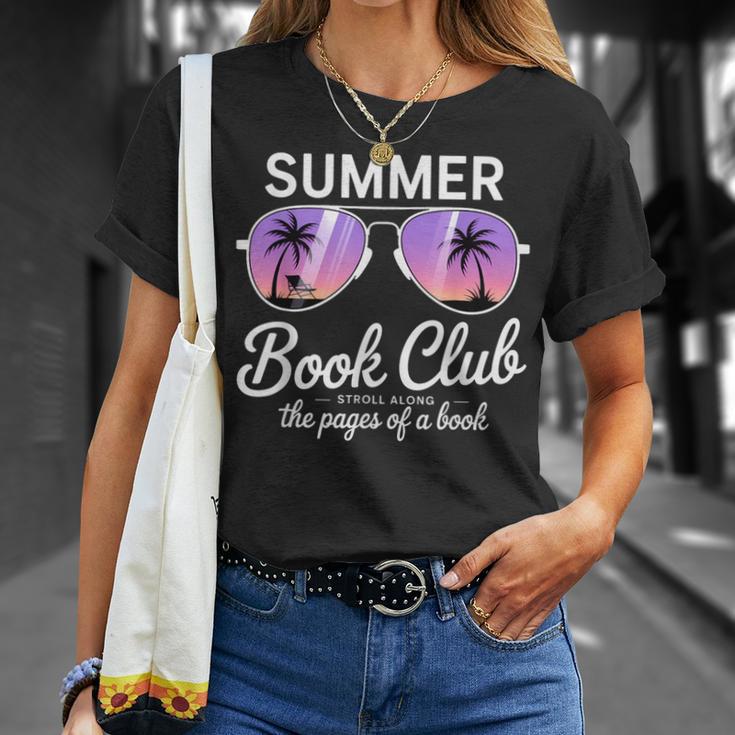 Summer Retro Book Club Beach Vacation T-Shirt Gifts for Her Summer Retro Book Club Beach Vacation T-Shirt Gifts for Her