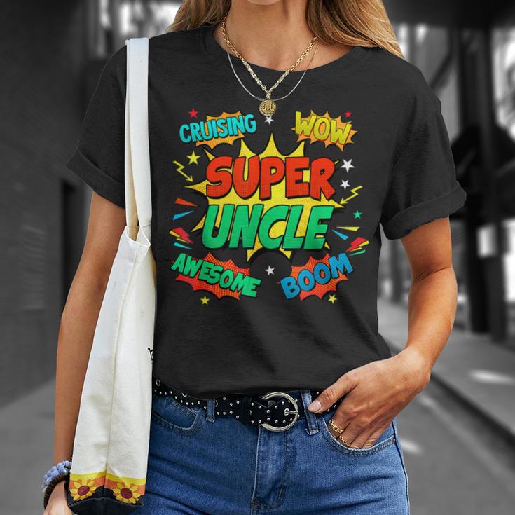 Superhero Uncle Costume For Men Comic Book Birthday T-Shirt Gifts for Her Superhero Uncle Costume For Men Comic Book Birthday T-Shirt Gifts for Her