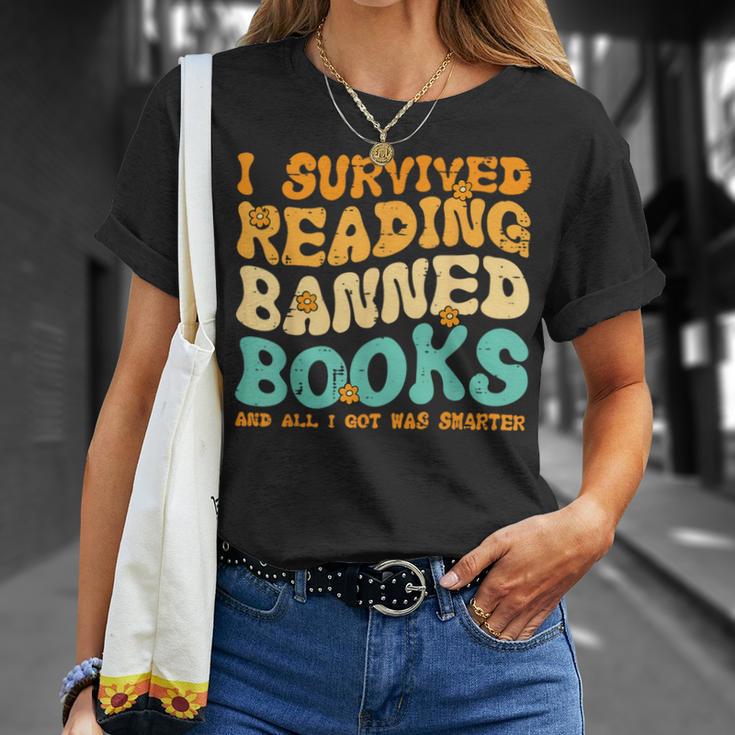 I Survived Reading Banned Books Read Librarian Men Women T-Shirt Gifts for Her I Survived Reading Banned Books Read Librarian Men Women T-Shirt Gifts for Her