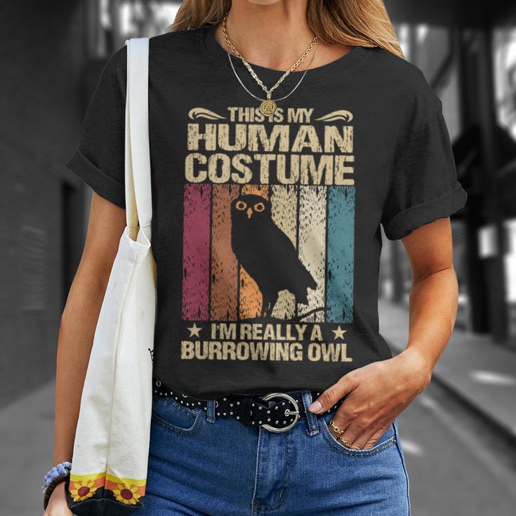 This Is My Human コスチューム I'm Really A Burrowing Owl 長袖tシャツ Tシャツ 彼女への贈り物
