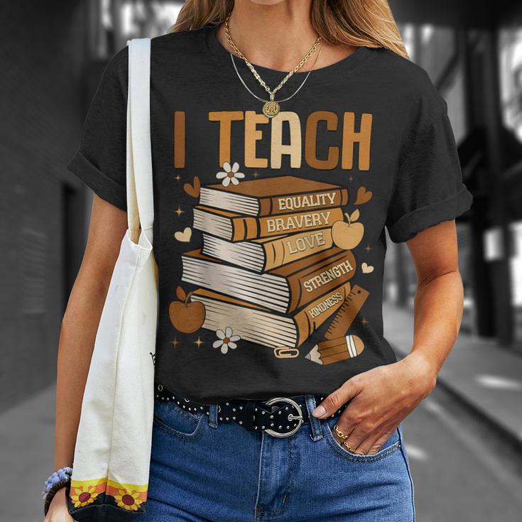 History Month I Teach Melanin Book Black Teacher T-Shirt Gifts for Her History Month I Teach Melanin Book Black Teacher T-Shirt Gifts for Her