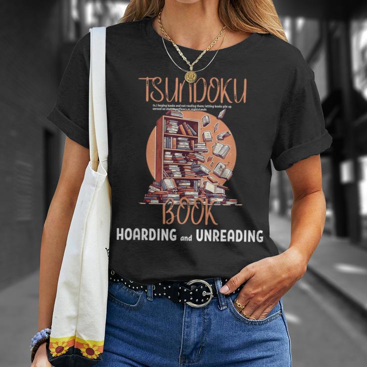 Tsundoku Book Hoarding And Unreading Another Chapter Page T-Shirt Gifts for Her