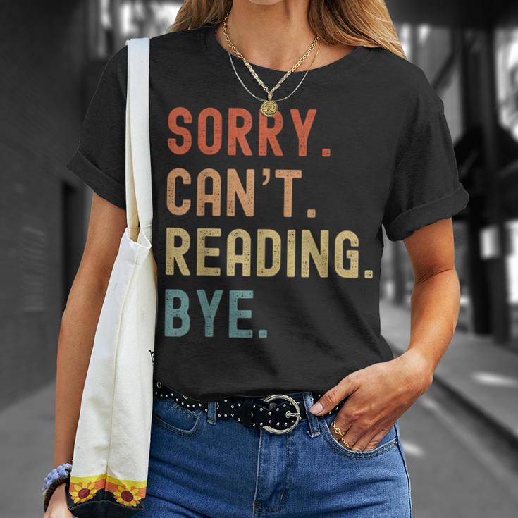Tut Mir Sorry Ich Kann Nicht Lesen Bye Book Lover T-Shirt Gifts for Her