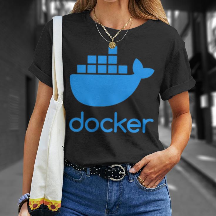 Twoided Docker ソフトウェアプログラミングと開発 Tシャツ 彼女への贈り物