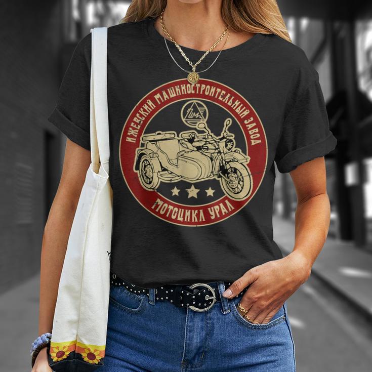 Ural オートバイ オフロード モーターサイクリスト Tシャツ 彼女への贈り物