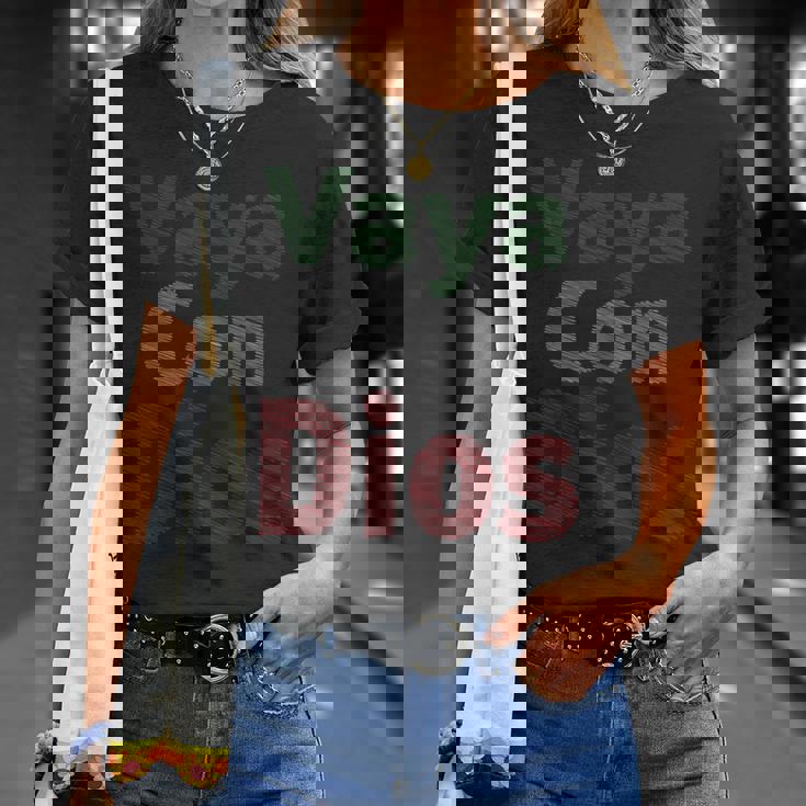 Vaya Con Dios Go With God Walk With God インスピレーションtシャツ 長袖tシャツ Tシャツ 彼女への贈り物