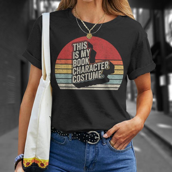 Vintage This Is My Book Character Costume Halloween T-Shirt Gifts for Her