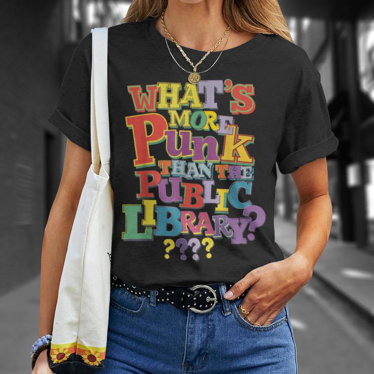 Whats More Punk Than The Public LibraryShirt Book Lover T-Shirt Gifts for Her Whats More Punk Than The Public LibraryShirt Book Lover T-Shirt Gifts for Her