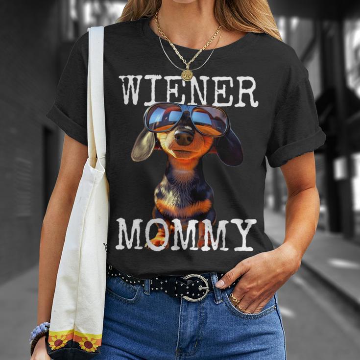 Wiener Mommyウィンナー・マミー ダックスフンド・ママ ダックスフンド・ママ 母の日 ダックスフンド Tシャツ 彼女への贈り物