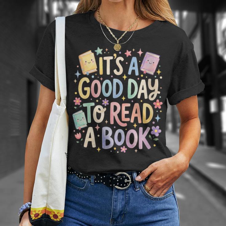 Women's It’s A Good Day To Read A Book Cute Teacher Reading T-Shirt Gifts for Her Women's It’s A Good Day To Read A Book Cute Teacher Reading T-Shirt Gifts for Her