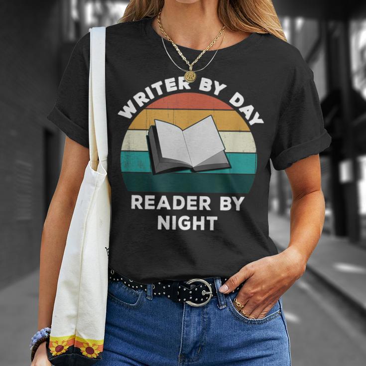 Writer By Day Reader By Night Write Cool Book Lover T-Shirt Gifts for Her Writer By Day Reader By Night Write Cool Book Lover T-Shirt Gifts for Her