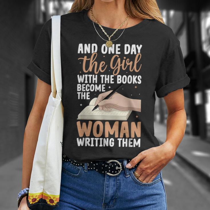 Writer Shirt For Women Author Book Novelist Poet T-Shirt Gifts for Her