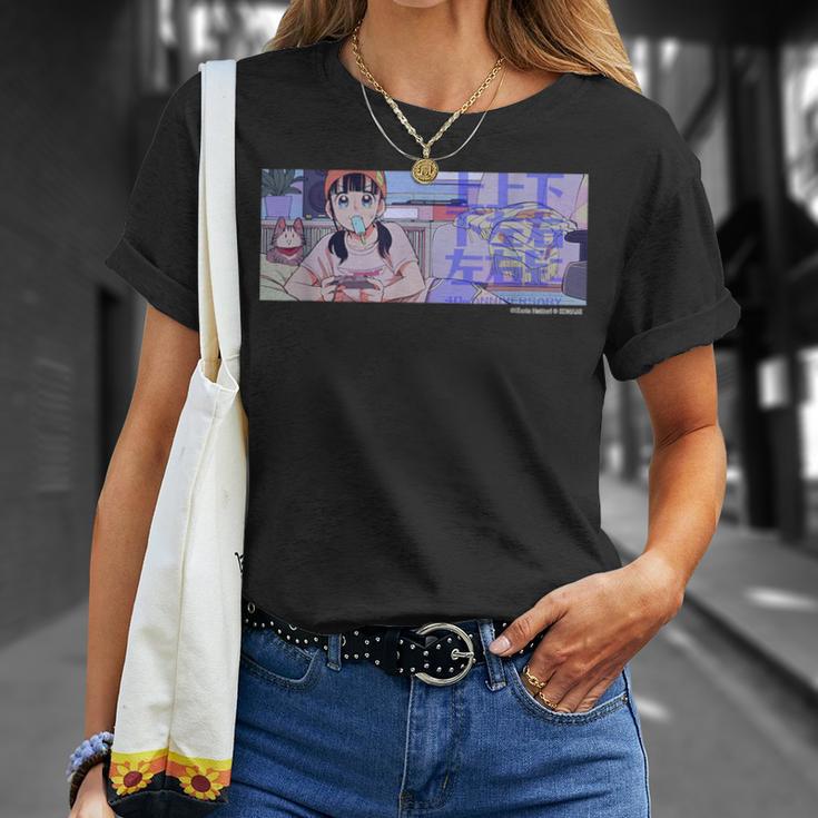 【Project Zircon×Fcグラディウス40th】コナミマニアのナミちゃん イラストby服部昇大② Tシャツ 彼女への贈り物