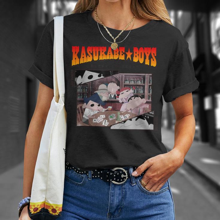 【映画】クレヨンしんちゃん 嵐を呼ぶ！夕陽のカスカベボーイズ Tシャツ 彼女への贈り物