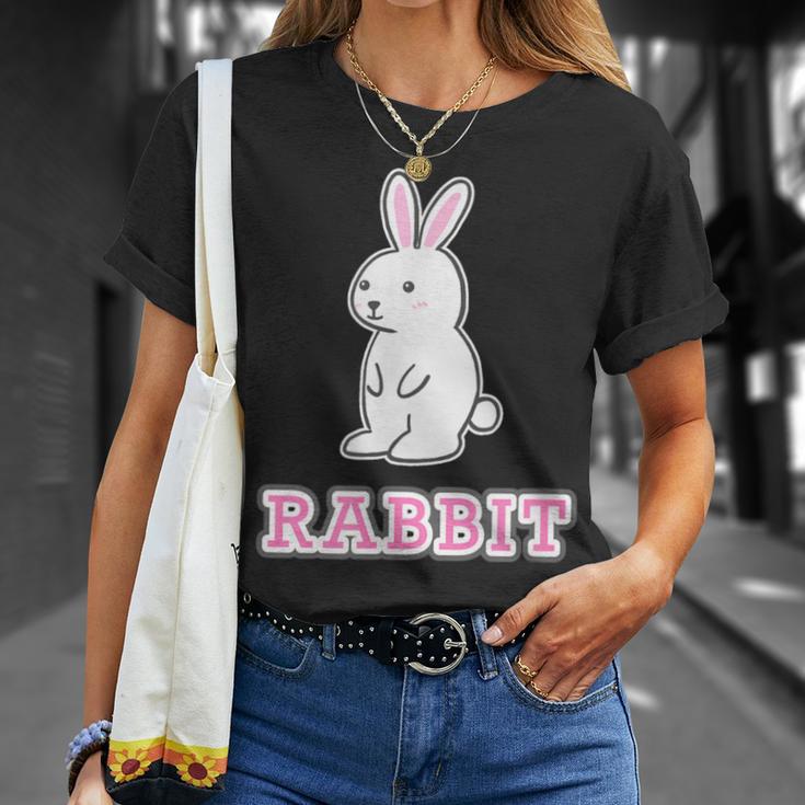 うさぎ Rabbit『ハロー』兎【どうぶつフレンズ】グッズ ゆるくて かわいい イラスト Tシャツ 彼女への贈り物
